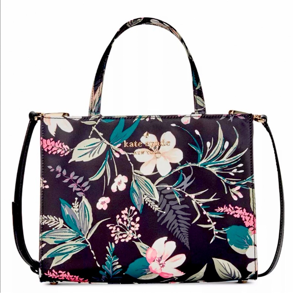 NWT Kate Spade Botanical Nylon Bag